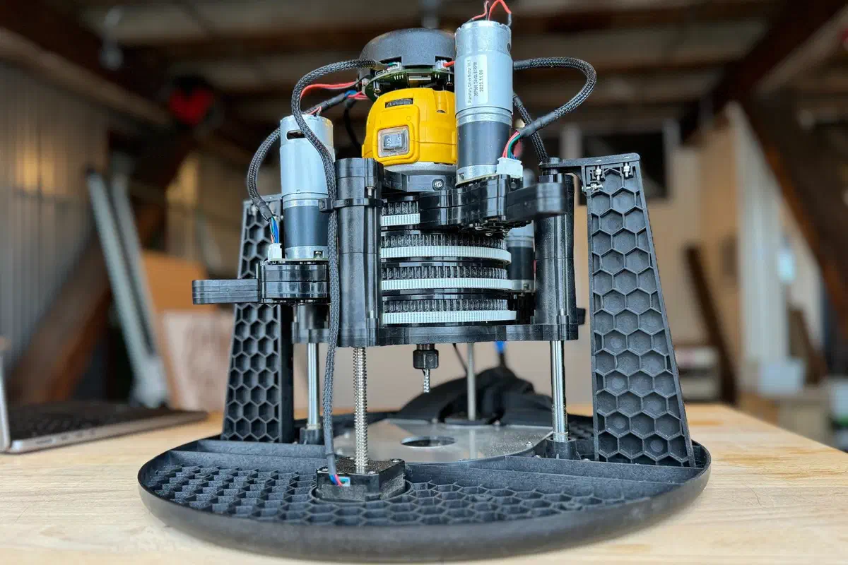 A Maslow CNC machine.