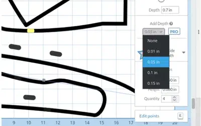 Add Depth control in Easel with a Pro badge