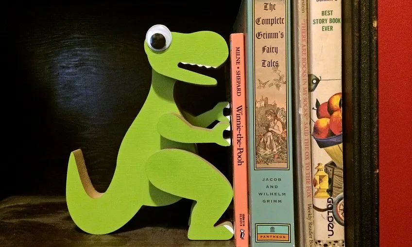 Dinosaur bookend - image 1
